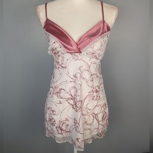 Vintage Sparkly Floral Cami